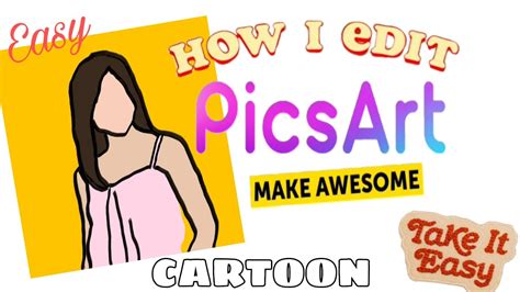 How I Edit My Picture Using Picsart Cartoon Effect Easy Tutorial