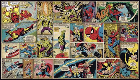47 Marvel Comic Strip Wallpaper