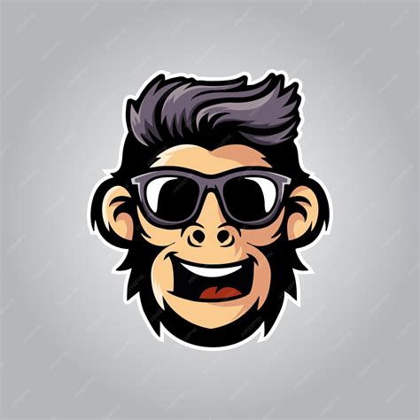 Premium Vector Monkey Mascot Logo Vector