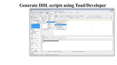 Generate Ddl Scripts From Oracle Toad Muhammad Abdul Quium V 35