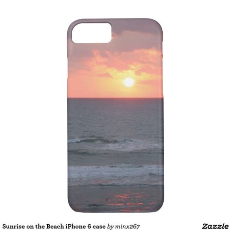 Sunrise On The Beach Iphone 7 Case Zazzle Iphone 7 Cases Unique