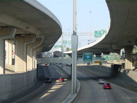 Texasfreeway San Antonio Photo Gallery Interstate 35 Double Deck