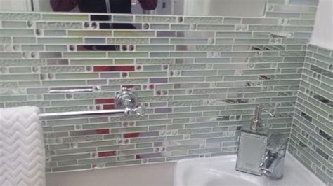 Iridescent White And Silver Nb01 12 X11 8 Sheet Glass Mix Stainless Steel Backsplash Tiles