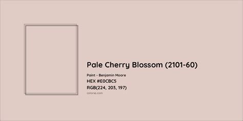Benjamin Moore Pale Cherry Blossom 2101 60 Paint Color Codes Similar