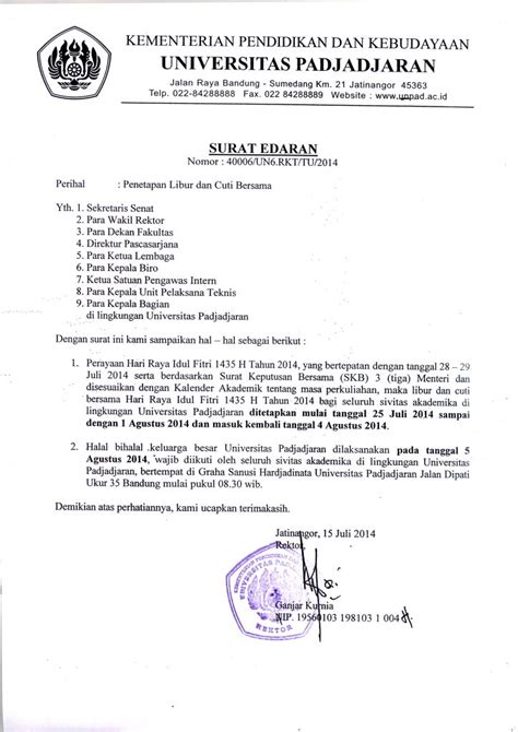 Sarana pemberitahuan, permintaan, buah pikiran, dan pada kesempatan kali ini ibi akan membahas tentang surat kiriman dan balasan dalam bahasa inggris. Libur dan Cuti Bersama Idul Fitri 1435 Hijriah ...