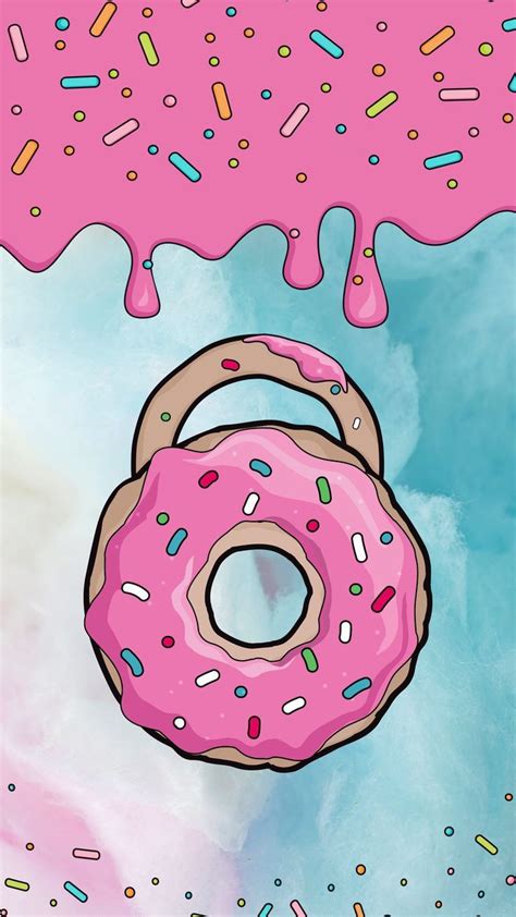 Cartoon Donut Wallpapers On Wallpaperdog