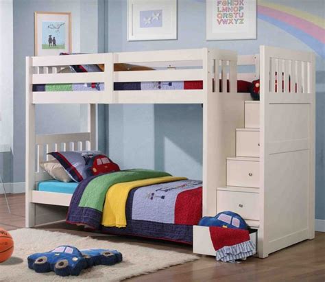Discover our range of kids beds, from single beds to extendable beds, loft or bunk beds and find plenty of toddlers beds accessories and ideas. Proper and Safe Kids Bunk Bed with Stairs | atzine.com