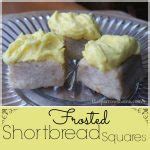 Melt In Your Mouth Frosted Shortbread Squares The Sparrow S Home