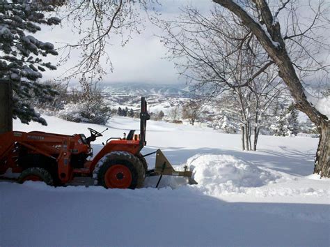 Plowing Deep Snow In Colorado Ed Soehnel