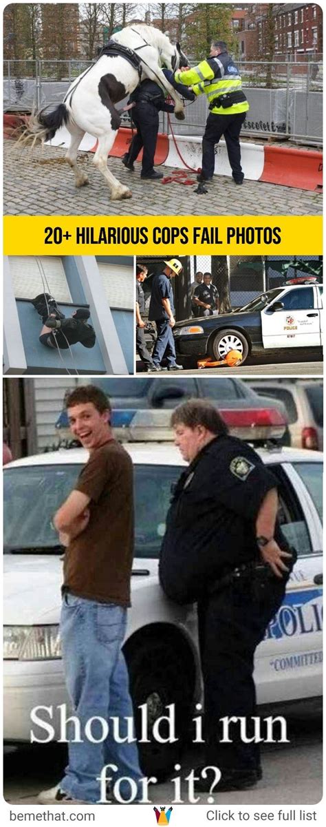 20 Hilarious Cops Fails Entertainment Pinterest Funny Funny
