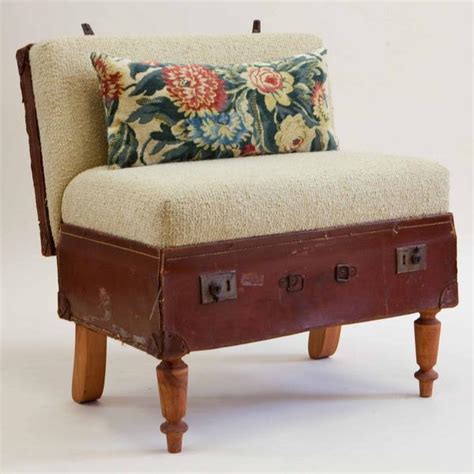Recycling Vintage Suitcases For 25 Beautiful Chairs With