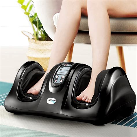 Livemor Foot Massager Shiatsu Massagers Electric Remote Roller Kneading