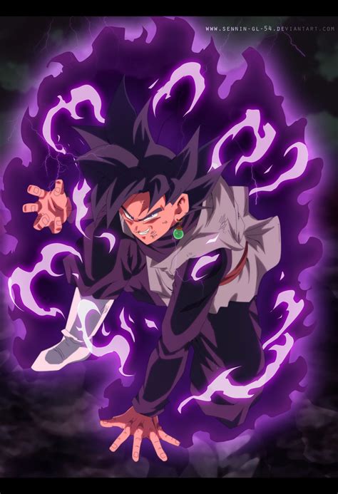 Black Goku By Sennin Gl 54 On Deviantart