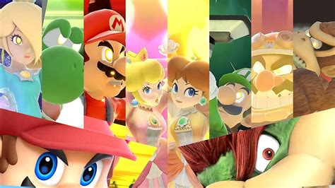 Super Smash Bros Ultimate All Mario Characters Final Smash Youtube