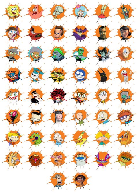 Nicktoons Fighting Game Roster By Bammyboo12 On Deviantart