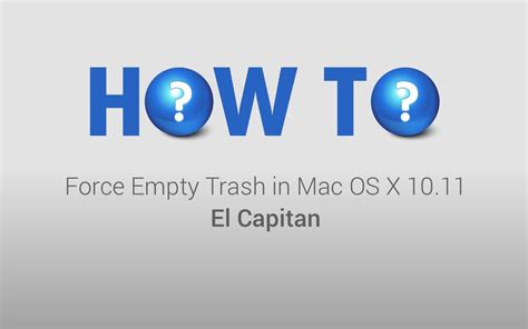 Force Empty Trash Mac Os X Medgaret