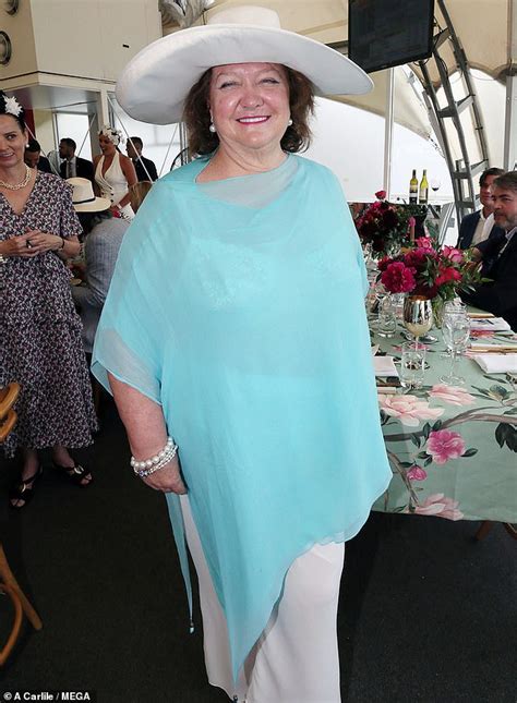 Gina Rinehart At Magic Millions After Being Called Out By Celeste
