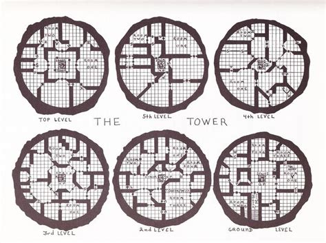Image Result For Mage Tower Map Map Fantasy Map Dungeon Maps