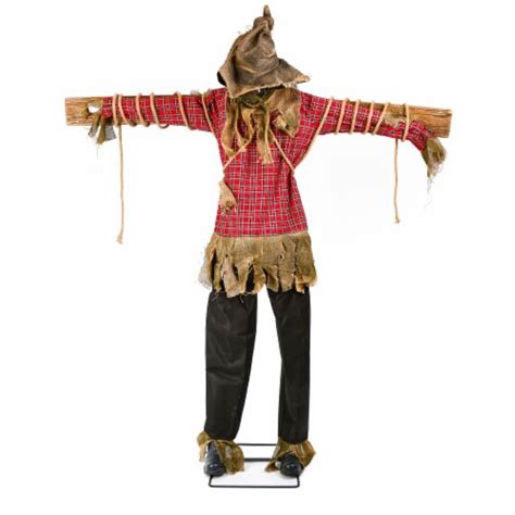 76 Animated Halloween Spooky Scarecrow Motion Activated 1 Fred Meyer