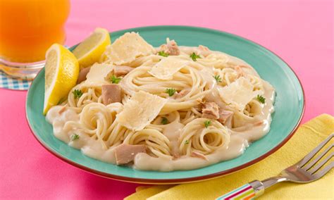 Tuna Carbonara Recipe Life Gets Better Del Monte