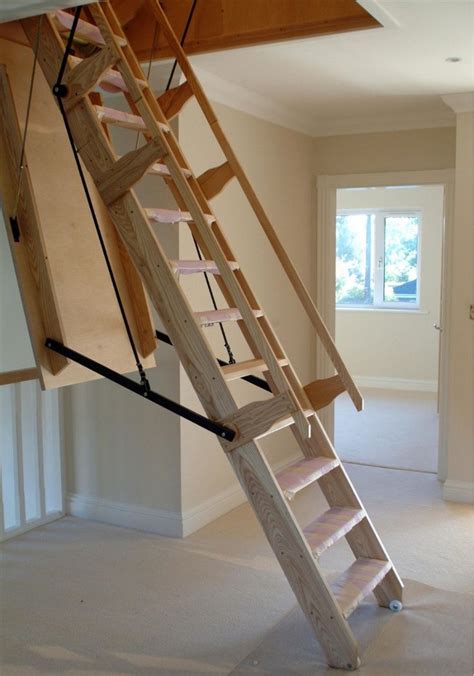 A Wooden Ladder In The Middle Of A Room