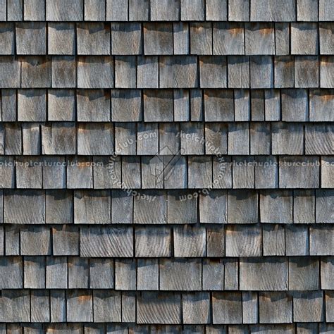 Wood Shingles Roof Textures Seamless