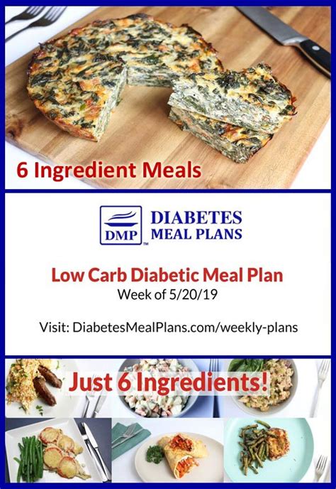 Low Carb Diabetic Meal Plan Preview Menu Week Of 52019 Diabetic