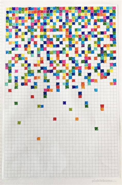 Graph Paper Drawing Ideas