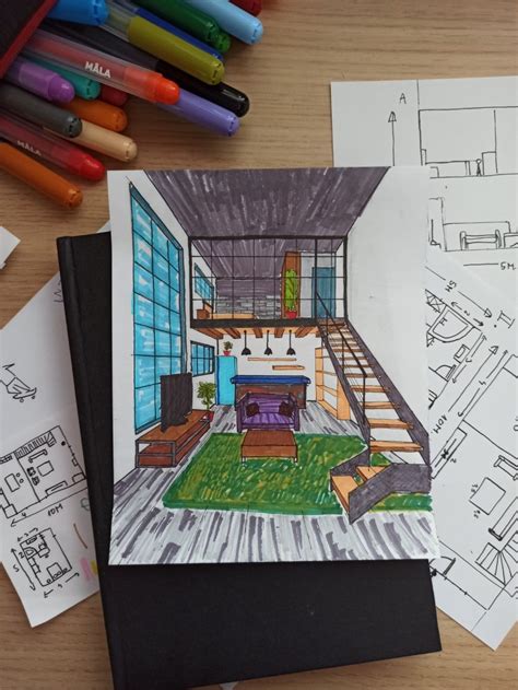 My Project In Introduction To Freehand Architectural Design Course