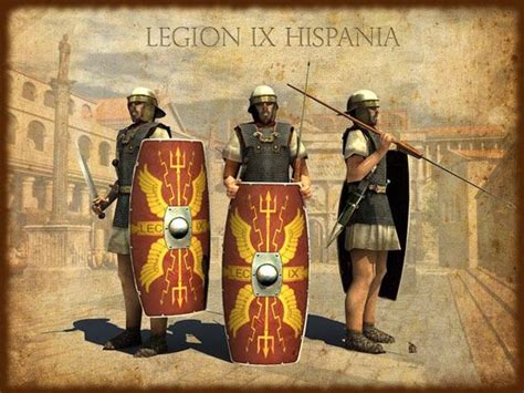 Spain Battles Knights Warriors Legion Ix Hispania Legión Romana
