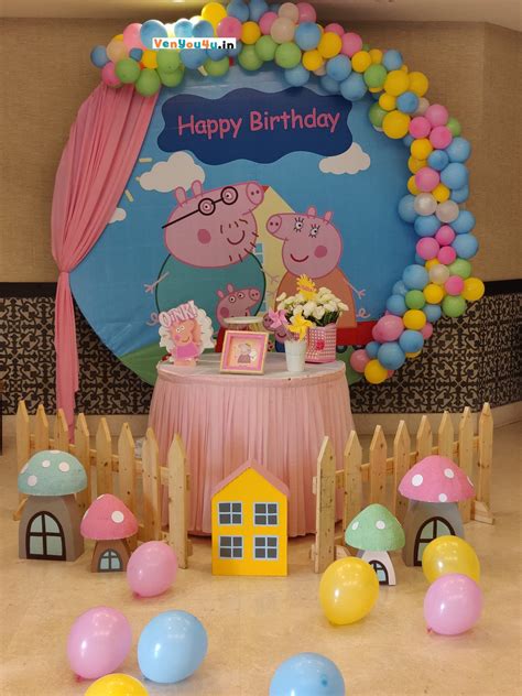 Peppa Pig Birthday Theme Venyou 4 U