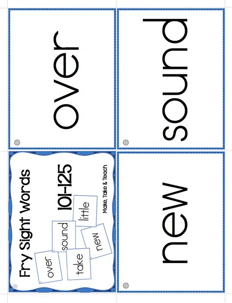 Fry Sight Word Flash Cards Free Printable Learning Ideas For Parents Images