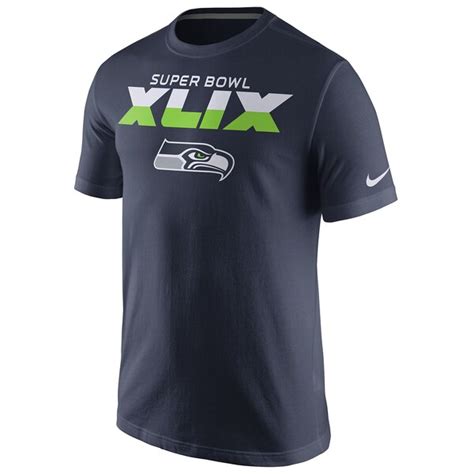 mens seattle seahawks nike college navy super bowl xlix bound t shirt seahawks pro shop