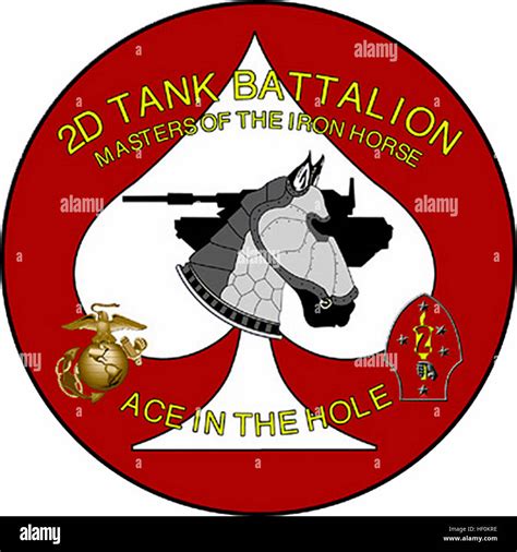 Official Logo 2nd Tank Battalion 2nd Tank Battalion Insignia Stock