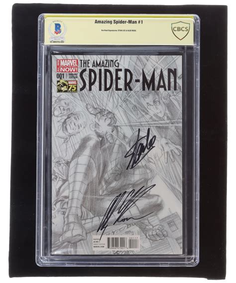 Stan Lee And Alex Ross Signed The Amazing Spider Man Issue 1 Marvel