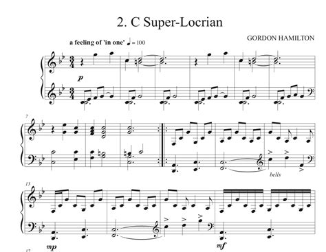 2 C Super Locrian — Gordon Hamilton