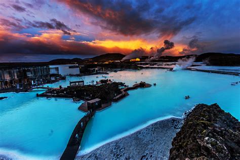 The Blue Lagoon Is A Geothermal Spa Located In The Middle Of A Lava