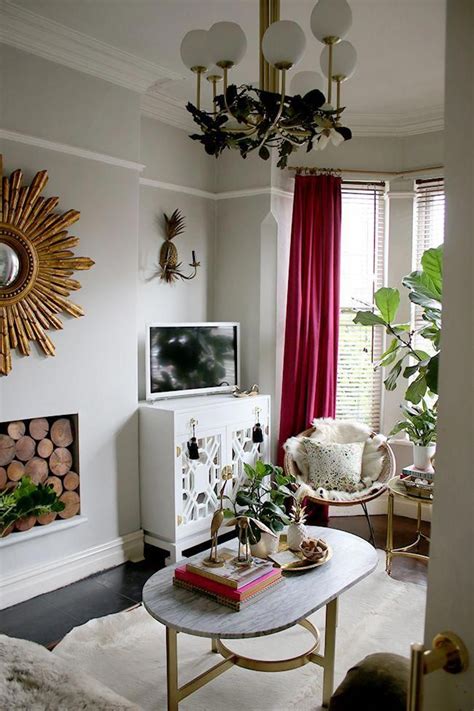 eclectic boho glam living room luxurylivingroom glam on bohemian interior decorating id=18441