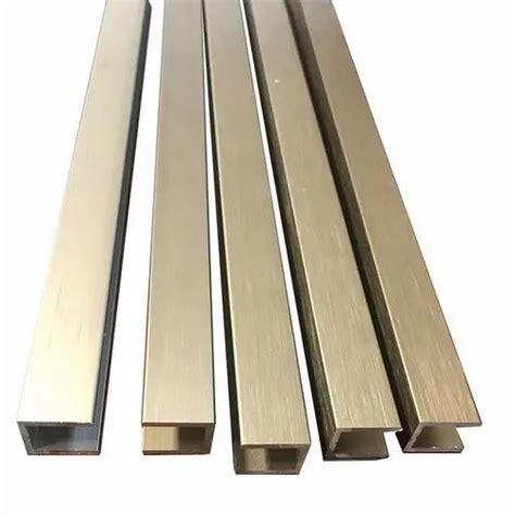 Stainless Steel Ti Pvd Coated Profiles For Construction At Rs Feet