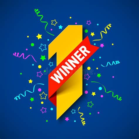 First Winner First Place Stock Vector Illustration Of Symbol 80212245