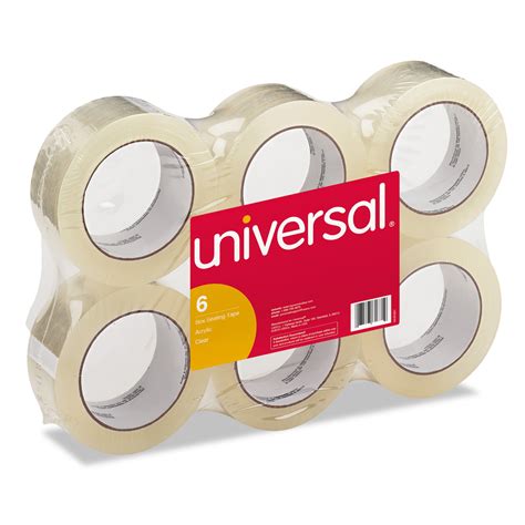 Universal General Purpose Box Sealing Tape 48mm X 100m 3 Core Clear