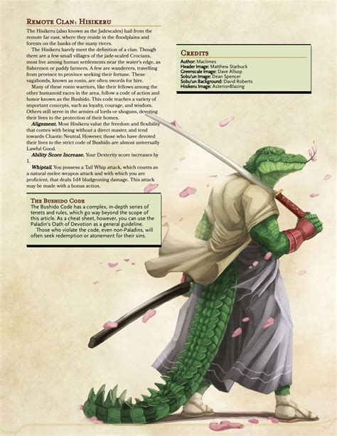 Crocian Race By Maclimes Dungeons And Dragons Races Dungeons And