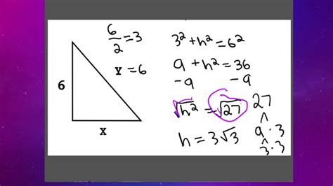 So, abc can't be a right angled triangle. 30 60 90 Solving Special Right Triangles - YouTube