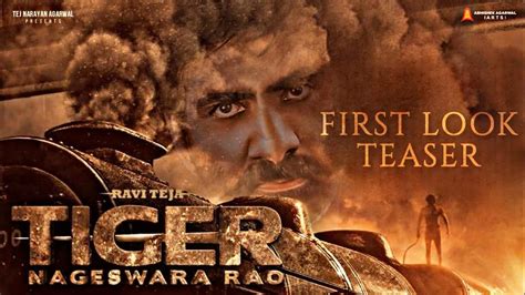 Tiger Nageshwar Rao First Look Teaser Trailer Release Date Ravi
