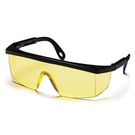 pyramex integra safety glasses amber total source