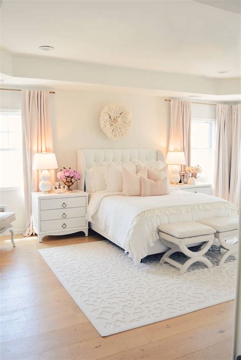 My All White Master Bedroom Recently Got A Mini Makeover For Spring And