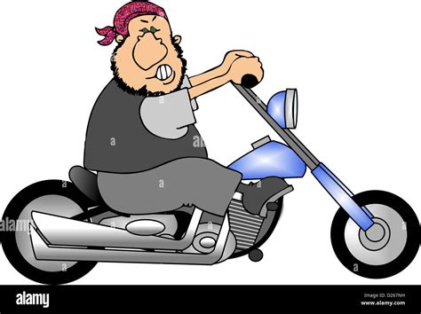 Vector Cartoon Motorcycle High Resolution Stock Photography And Images