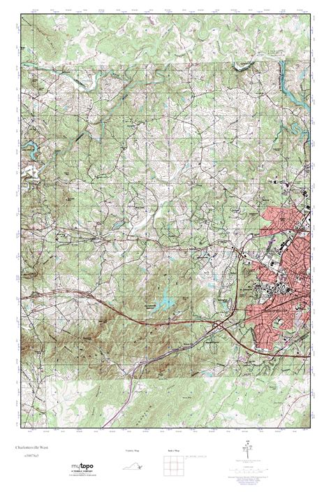 Mytopo Charlottesville West Virginia Usgs Quad Topo Map