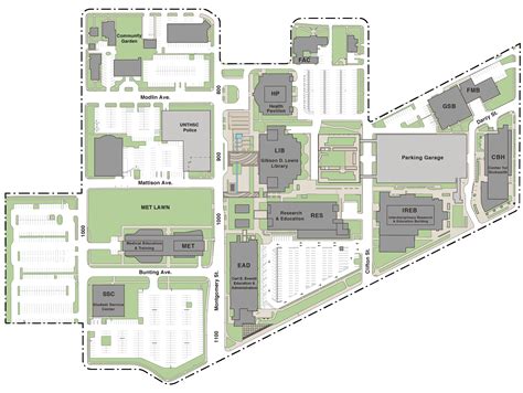 Fort Lewis Campus Map