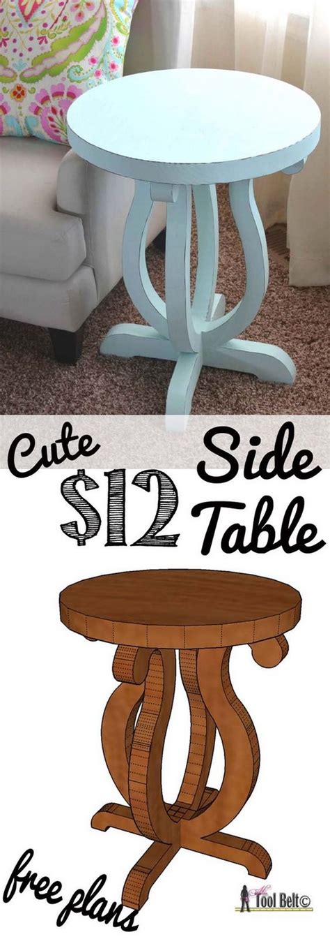 25 Diy Side Table Ideas With Lots Of Tutorials 2017